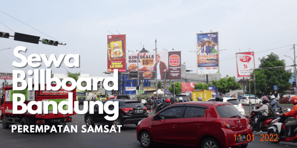 Lampu merah perempatan samsat bandung